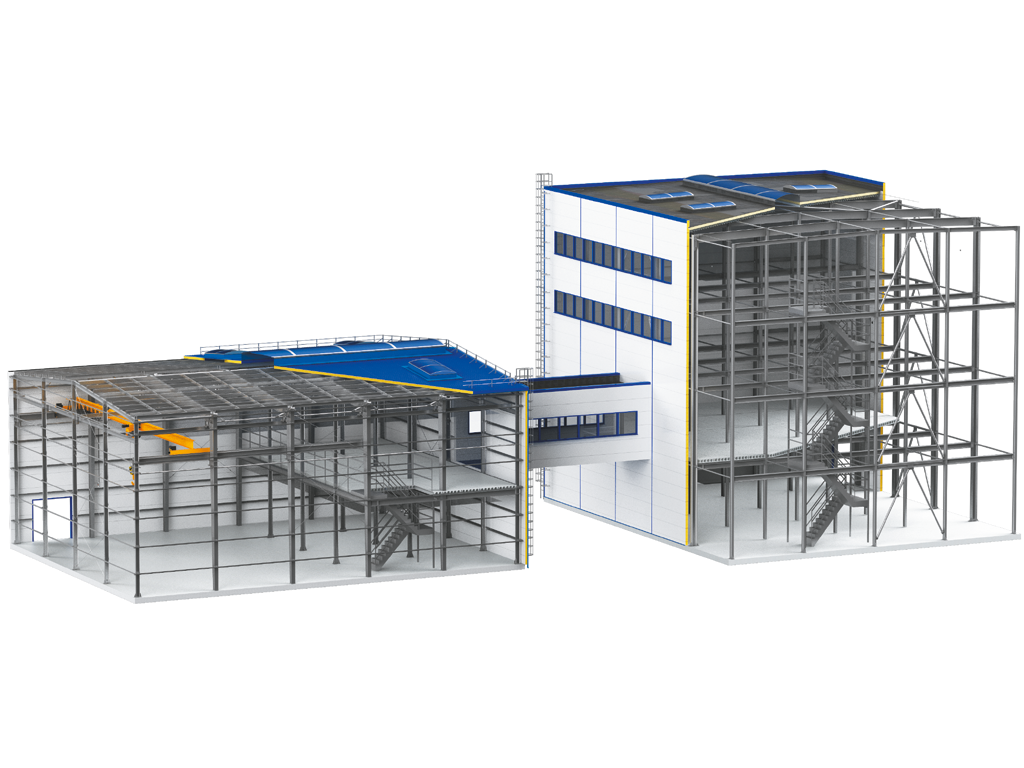 Каркасные здания по индивидуальному проекту